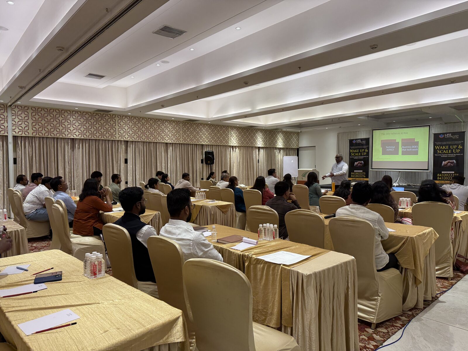 Packed halls. Real entrepreneurs. Real questions.