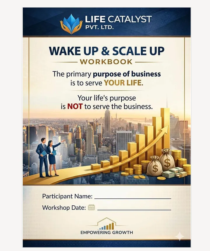 Wake Up & Scale Up Workbook — 3-Year Business Clarity Playbook